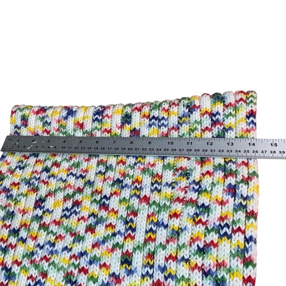 COLOUR ME COURTNEY 72” Long Acrylic Scarf Confetti Knit - Picture 5 of 9